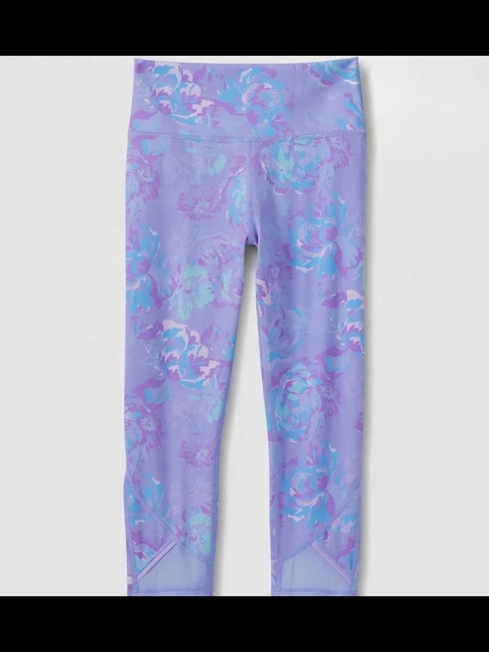 all in motion girls' cropped performance leggings - Size 7/8 💜 🌹 🌺 2-pack